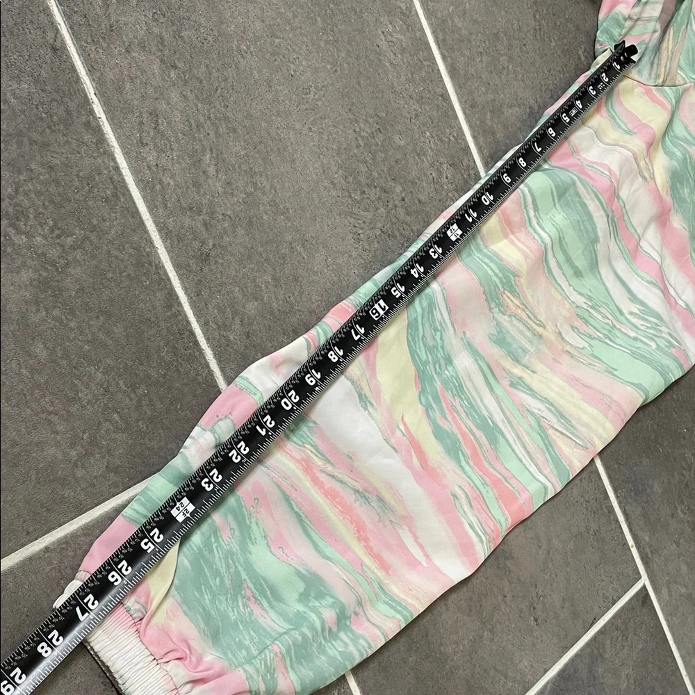 Adidas Originals R.Y.V. track pants pastel marble print size Small - Picture 8 of 12